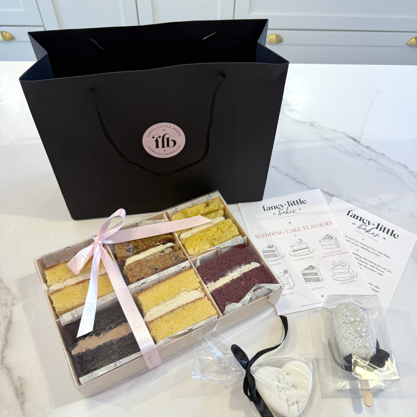 Wedding Cake Tasting box - Collection Only