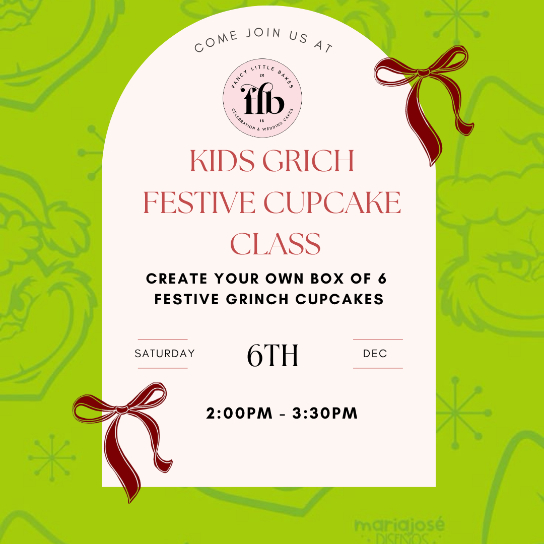 Fancy Little Kids Grinch Cupcake Class 6/12/25 Session 2