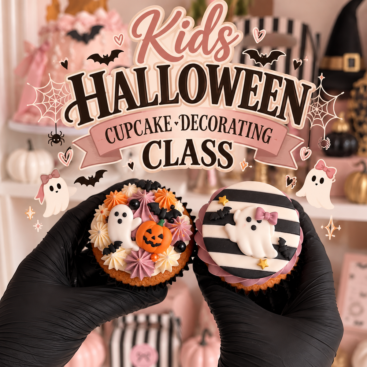 Halloween Kids Cupcake decorating Class