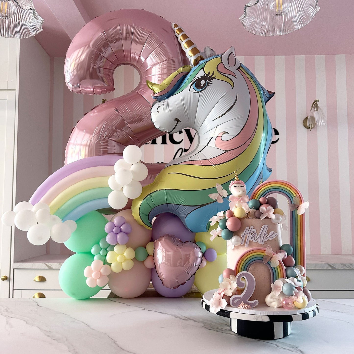 Leave it to us Cake & Balloon Full Works Package