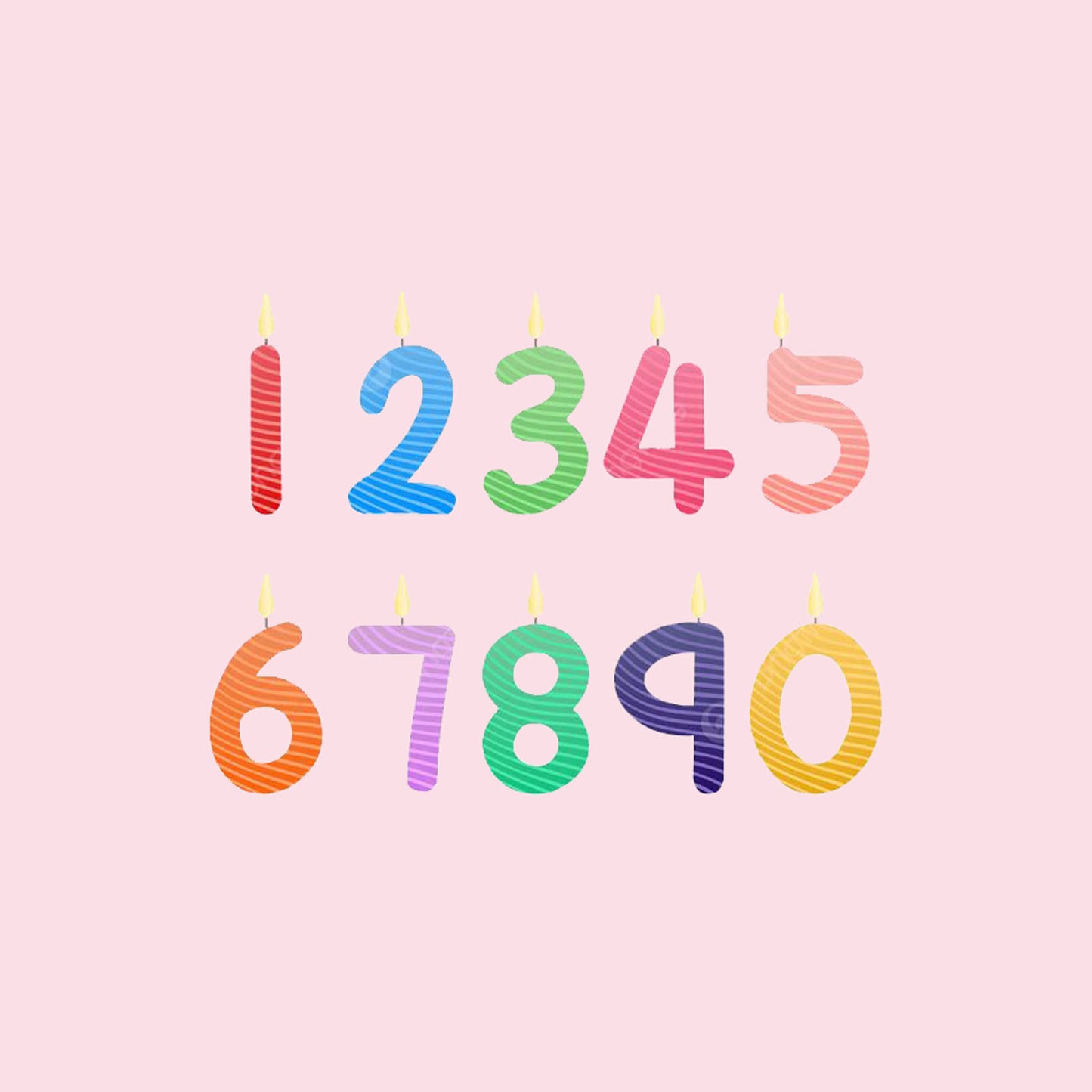 Fancy Little Number Cake Deposit