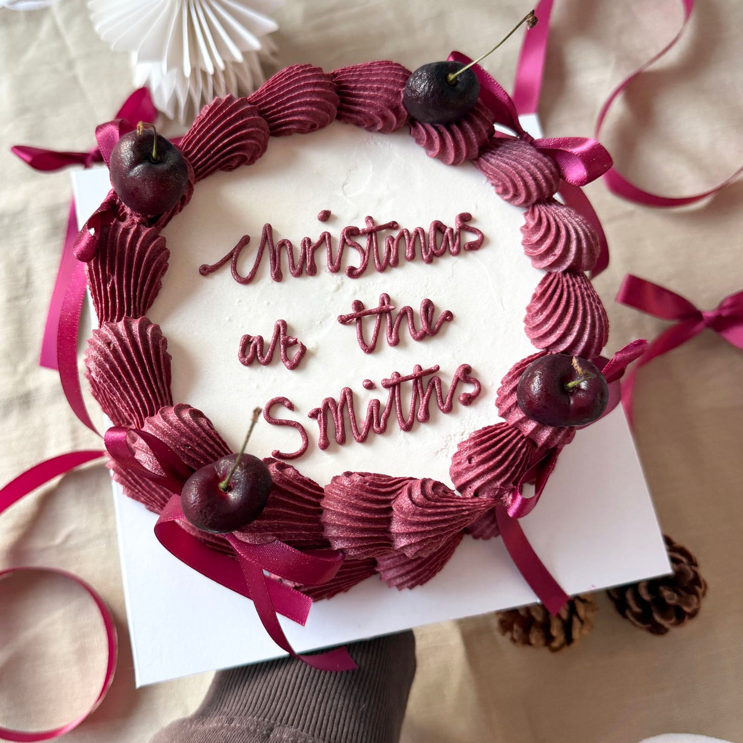 Christmas 25 Personalised Mini Cake