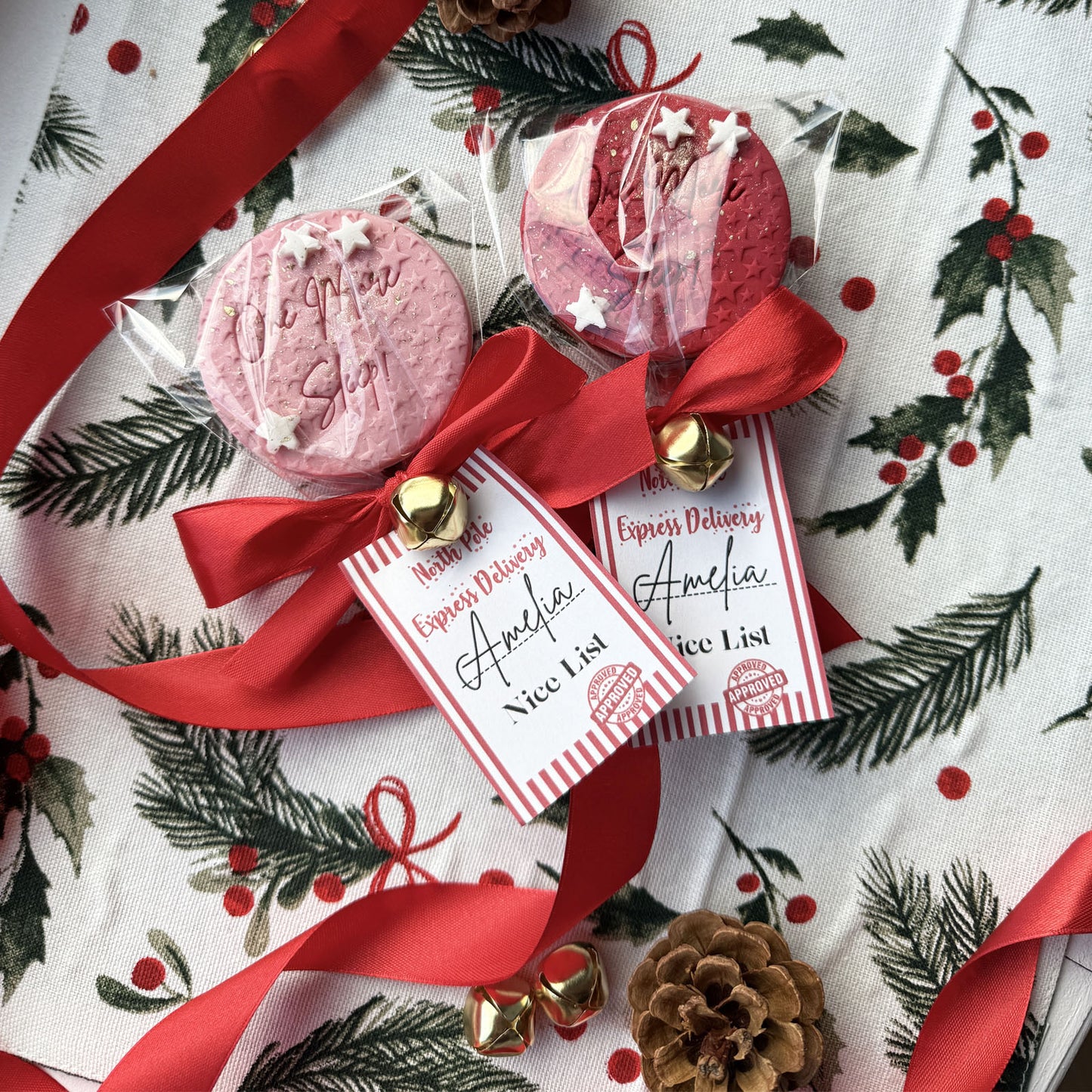 Personalised One More Sleep Christmas Eve Lolly