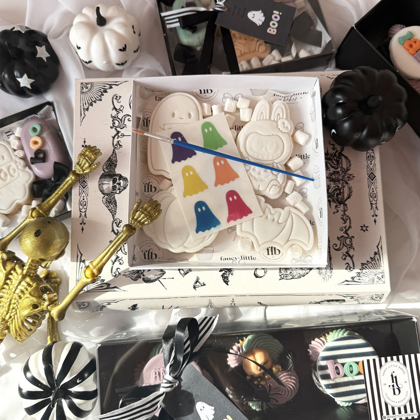 Halloween Spooky Paint Your Own Biscuits Box