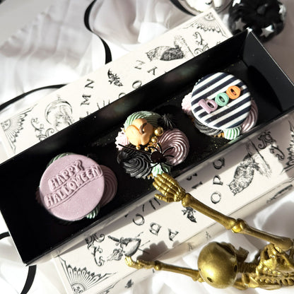 Halloween Spooky Trio Of Cupcakes Box