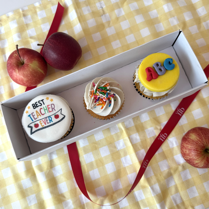 Teacher Thank You 26 Personalised Cupcakes