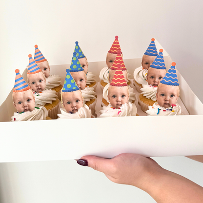 Baby Face Box of 12 Cupcakes