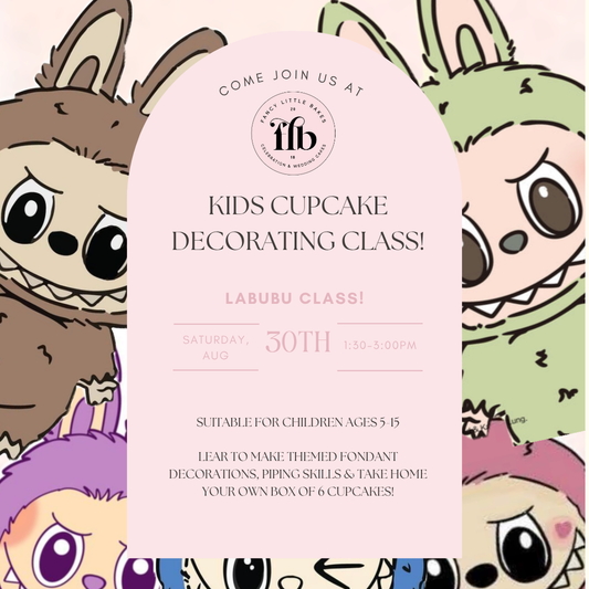 Fancy Little Kids Labubu Cupcake Decorating Class - 30/08/25