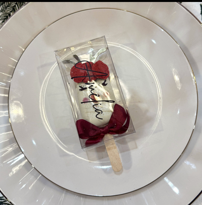 Christmas 25 Individually boxed Personalised Reindeer Cakesicle