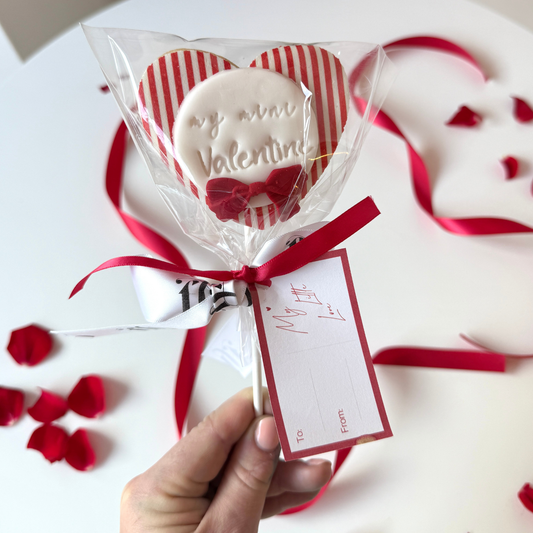 Valentines Day 2026 Mini Valentine Biscuit Lolly
