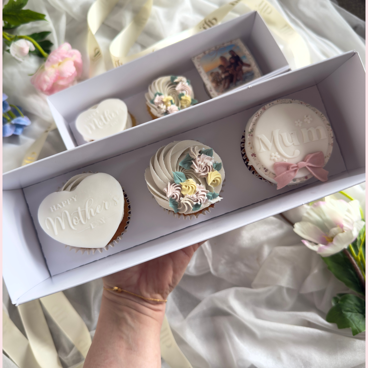 Mothers Day 2026 Trio Of Cupcakes