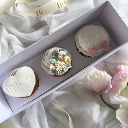 Mothers Day 2026 Trio Of Cupcakes
