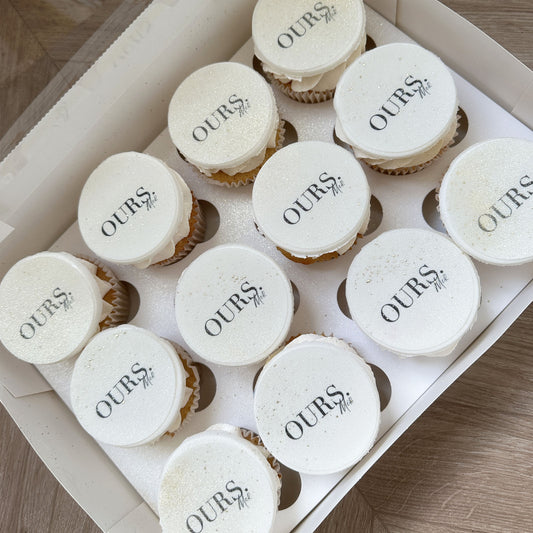 Fancy Little Branded Edible Logo Cupcakes