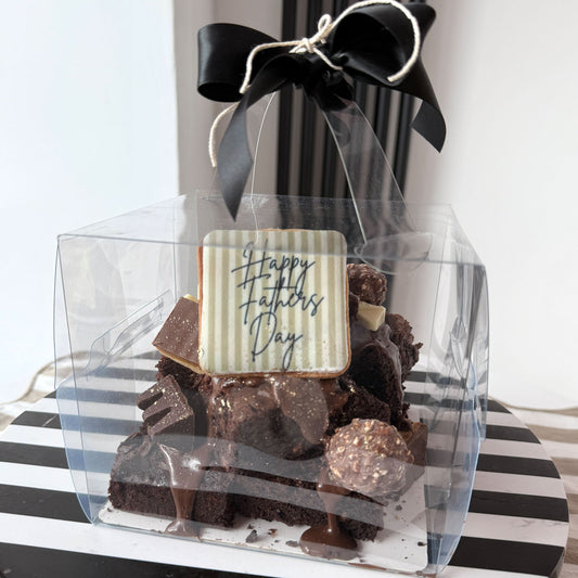 Fathers Day Mini Brownie Stack