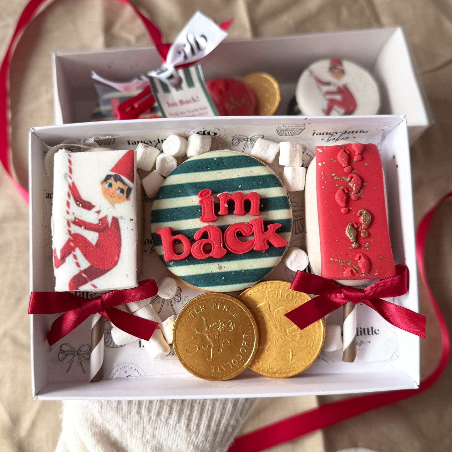 Elf Arrival Mini Treat Box