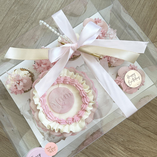Fancy Little Mini Cake & 6 Cupcakes