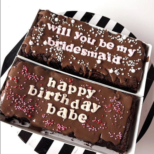 Postal Personalised Brownie