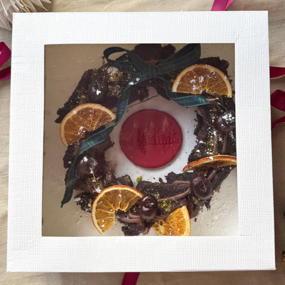 Christmas 25 Festive Brownie Wreath Sharer