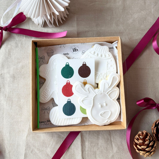 Christmas 25 Christmas Paint Your Own Biscuit Set